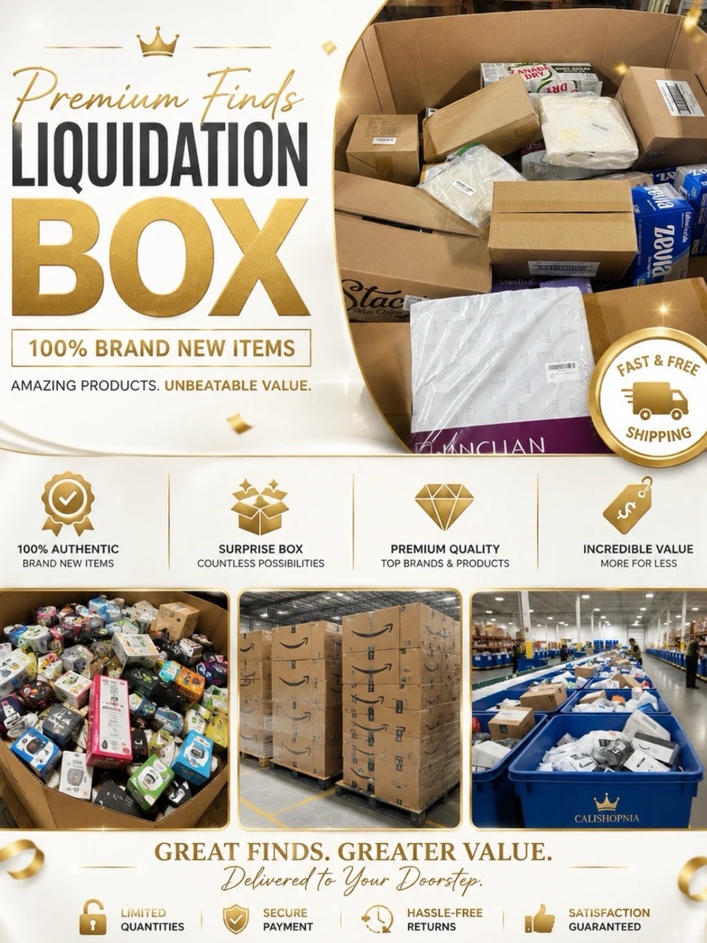 Liquidation Box - Mixed New Items Assortment!